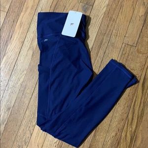 High-waisted cold weather fabletics leggings